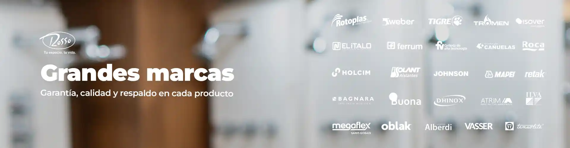 Respaldo de grandes marcas